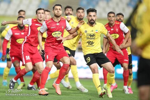 امید نورافکن و مرتضی پورعلی‌گنجی؛ سپاهان - پرسپولیس