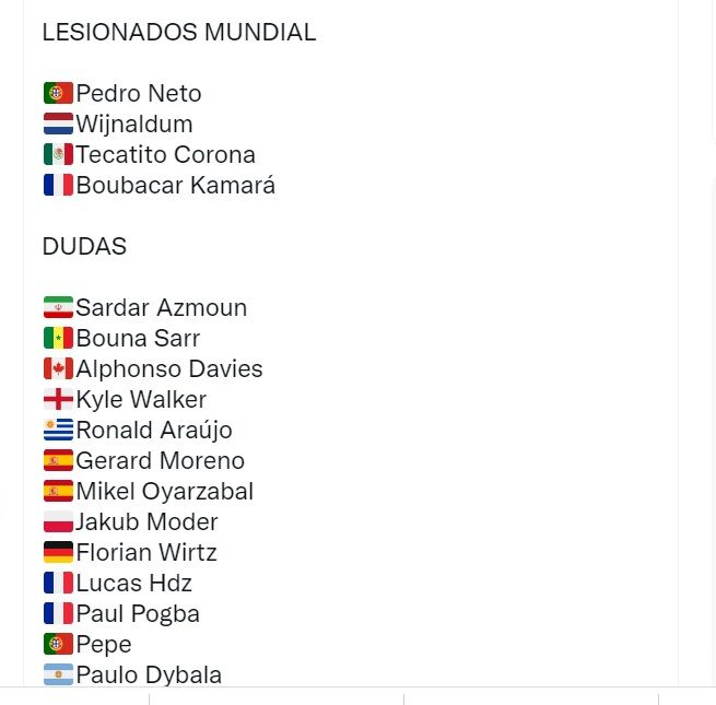 لیست غایبان قطعی جام جهانی اعلام شد/ سردار آزمون در کنار دیبالا و پوگبا ایستاد