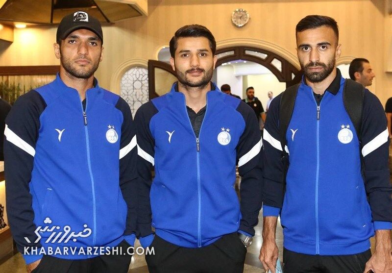 عکس| سفر استقلالیها به اصفهان با حضور غلامی/ ساپینتو بازیکن جنجالی را با خود نبرد