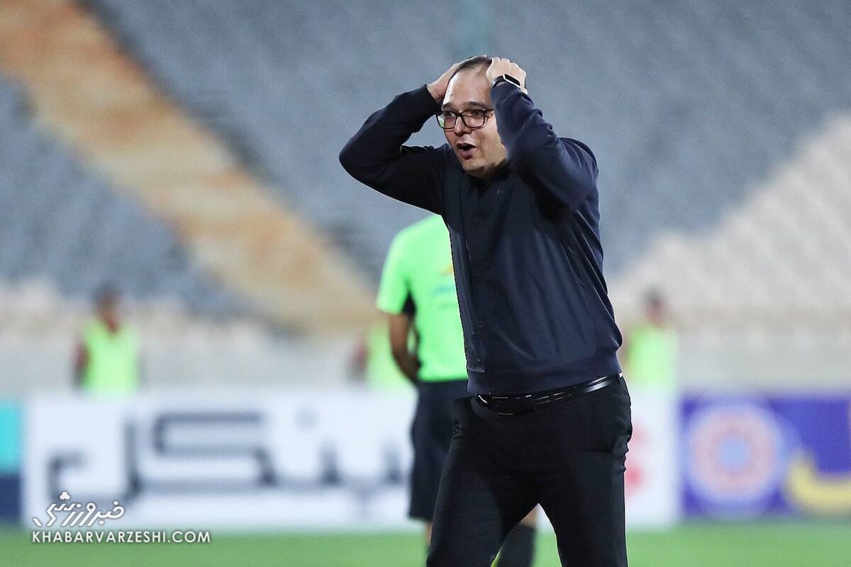 عکس| آه و حسرت برای سرمربی حریف پرسپولیس