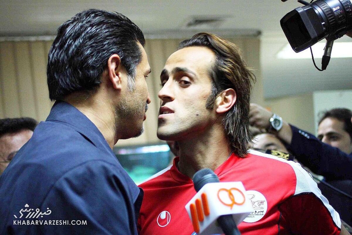 عکس| آشتیکنان اجباری در آزادی!/ به یاد روبوسی شهریار با جادوگر