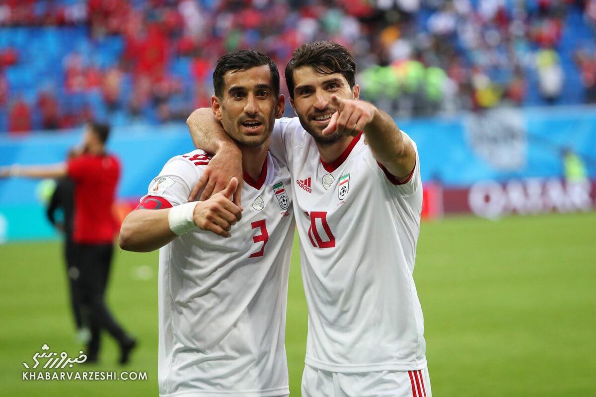 جشن خداحافظی برای ستاره های تیم ملی ایران همراه با مسی و رونالدو
