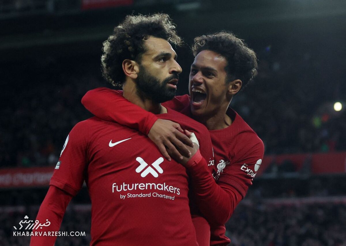 شادی گل محمد صلاح؛ لیورپول - منچسترسیتی