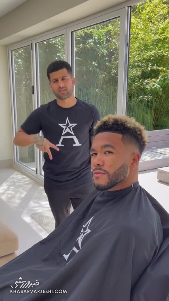 تصاویری از اقدام جالب پسر بکام/ مسیر بزرگ شدن در دنیای فوتبال از این آرایشگاه میگذرد!