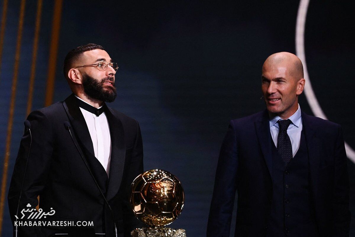 مراسم توپطلا ۲۰۲۲/ کریم بنزما برای اولین مرتبه توپطلا برد/ تاریخسازی پس از ۲۴ سال