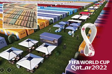 تصاویری از اقامتگاه‌های عجیب در جام‌جهانی ۲۰۲۲ قطر/ هواداران مثل ماهی در تنگ!