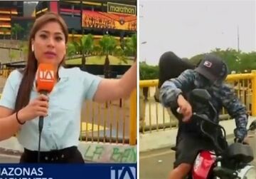 اتفاق عجیب در آستانه فینال بزرگ/ حمله دو سارق به گزارشگر تلویزیونی