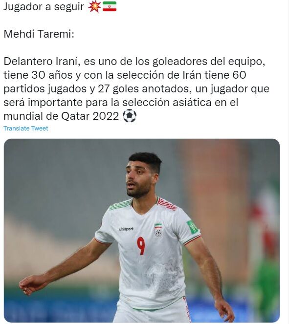 عکس| طارمی سوژه داغ رسانه اسپانیایی‌ شد/ تعریف و تمجید از ستاره ایران پیش از جام جهانی
