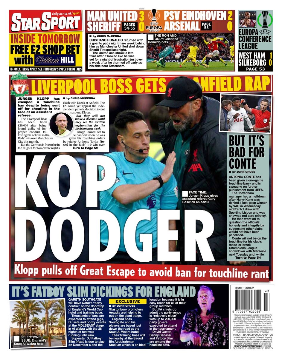 رونالدو آزاد شد!/ سرمربی قرمزها از محرومیت فرار کرد