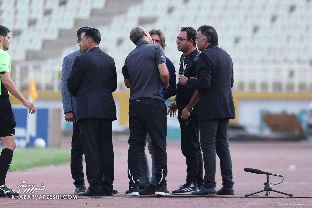 عکس | عجیب ترین اتفاق در بازی استقلال/ عصبانی ها در موقعیت ویژه