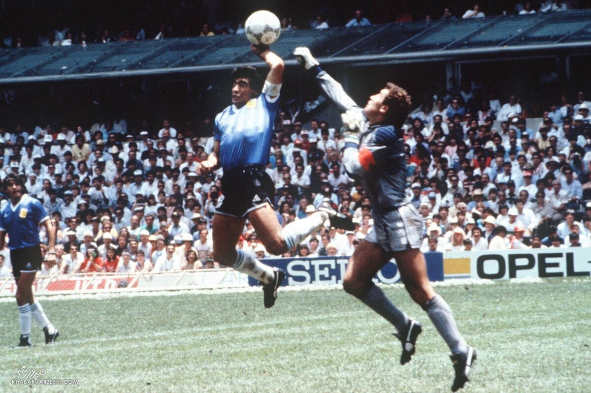 گل دست خدا دیگو مارادونا؛ دیدار جنجالی آرژانتین - انگلیس (جام‌جهانی ۱۹۸۶ مکزیک)