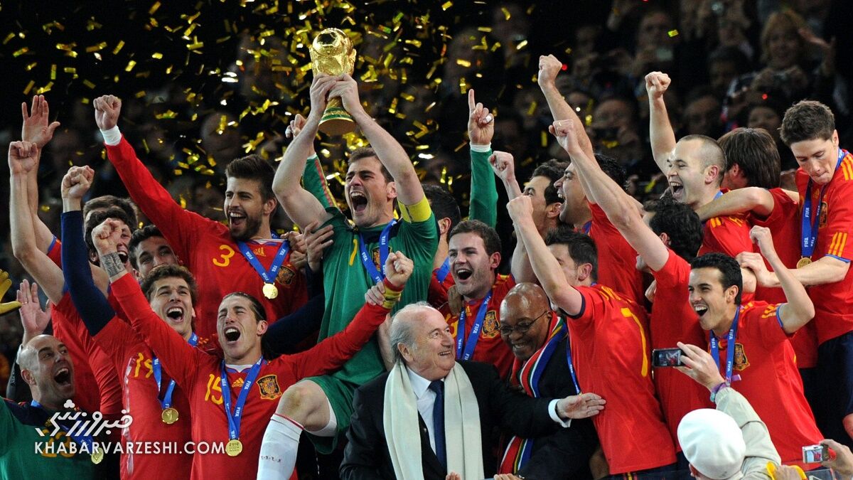 اسپانیا؛ قهرمان جام‌جهانی ۲۰۱۰