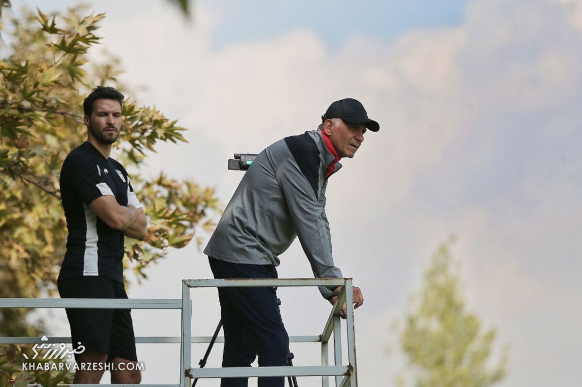 عکس | اقدام عجیب کی روش در تمرین تیم ملی/ سرمربی پرتغالی دیده بان شد