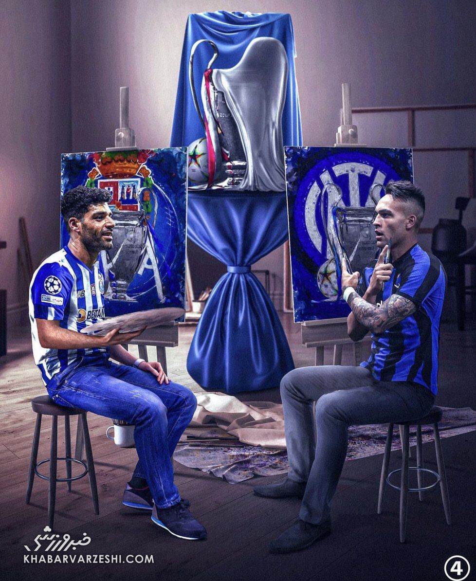 عکس| طرح جالب از رویایی پورتو با اینترمیلان/ تقابل مهدی طارمی با ستاره آرژانتینی