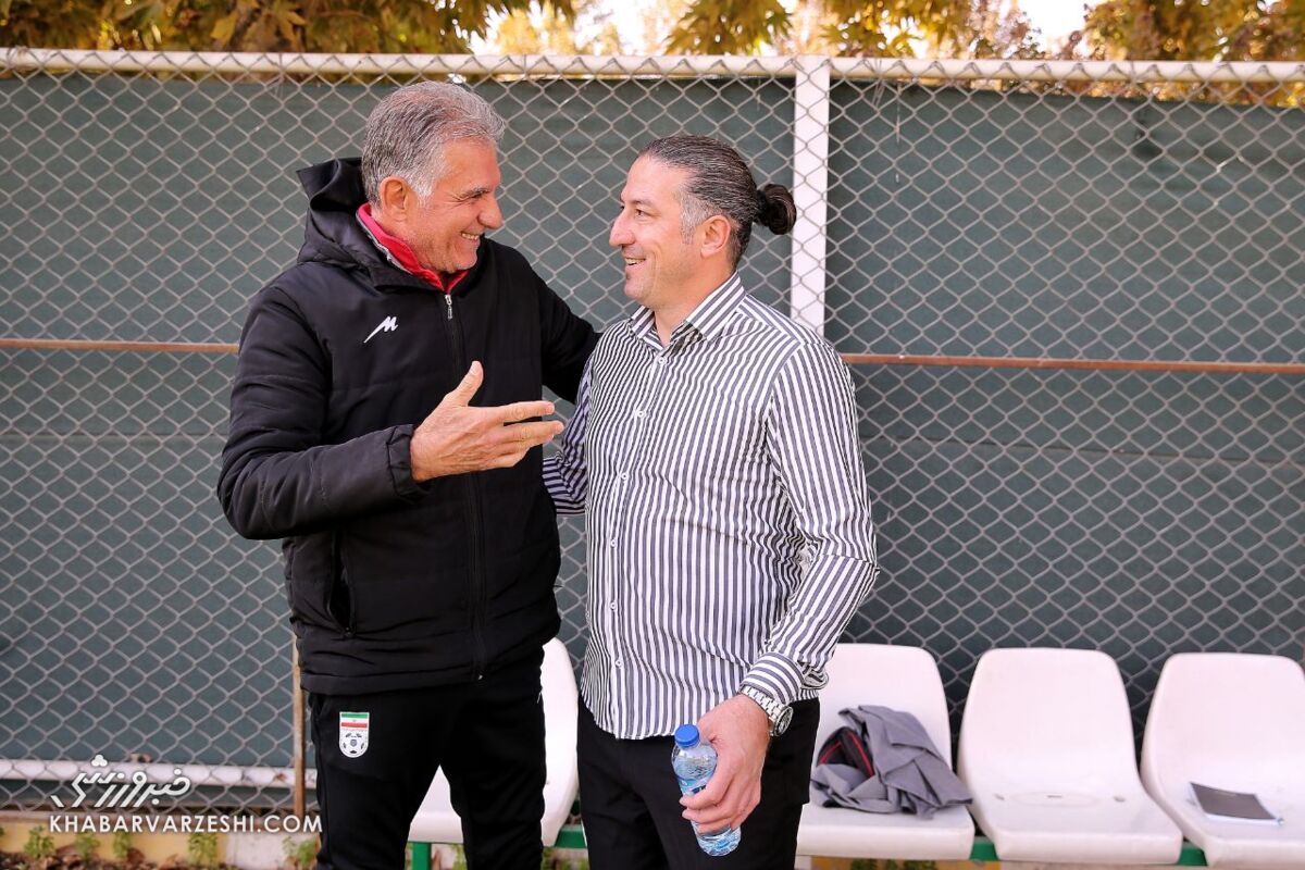 عکس| گپ و گفت خاص کیروش با بازیکن مورد علاقهاش/ خاطرات شیرین سرمربی ایران زنده شد