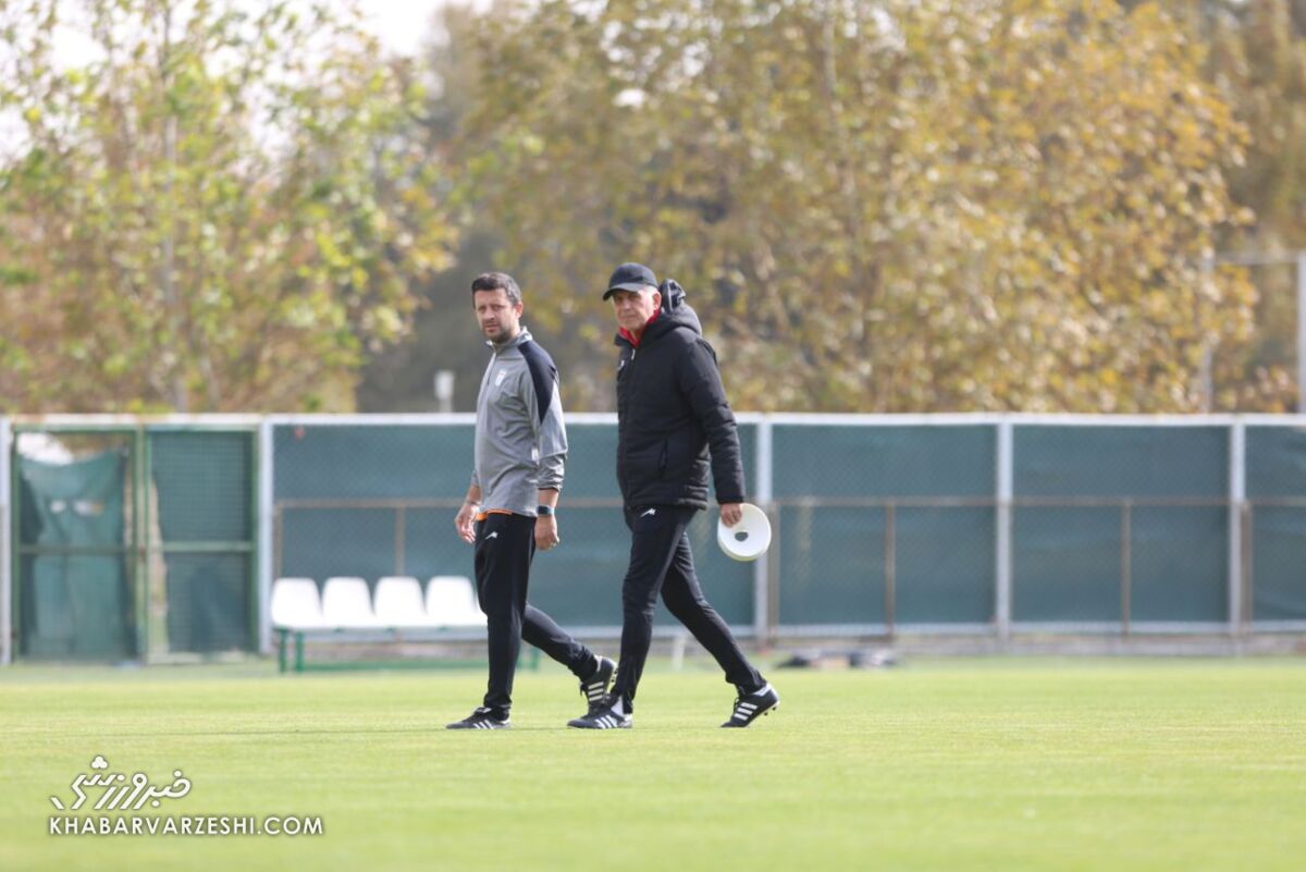 در تمرین تیم ملی چه گذشت؛ ستاره استقلال مترجم شد/ سکوت عجیب یک پرسپولیسی!