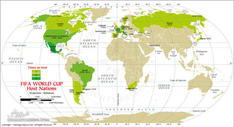 جام جهانی در چه کشورهایی برگزار شده؟/ همه میزبانان جام جهانی از آغاز تا به حال