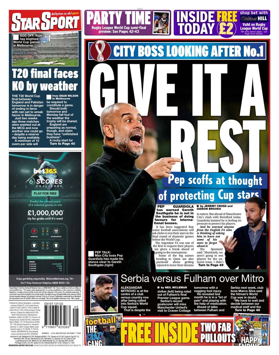 گواردیولا علیه جامجهانی ۲۰۲۲ و تیمهای ملی!/ ما به دنبال ستاره دوم هستیم