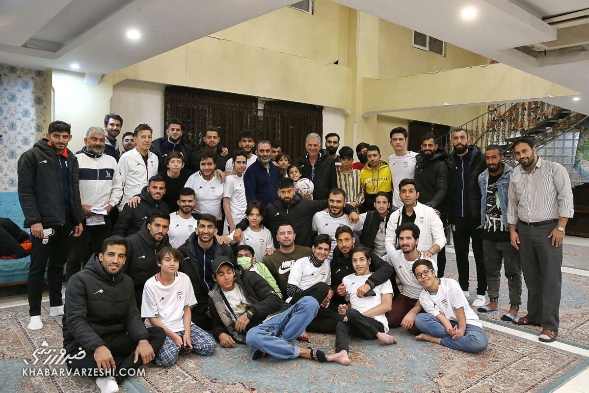 تصاویر| دوپینگ روحی کیروش و ملیپوشان ایران پیش از اعزام به جام جهانی