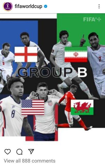 عکس| تیم کیروش در گروه مرگ/ ویژگی خاص گروه ایران در جام جهانی از نظر فیفا