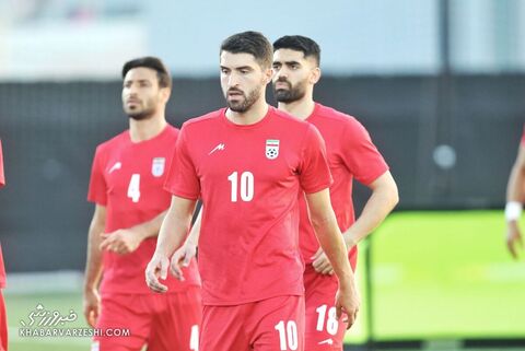 کریم انصاری‌فرد؛ تمرین تیم ملی ایران در قطر (24 آبان 1401)