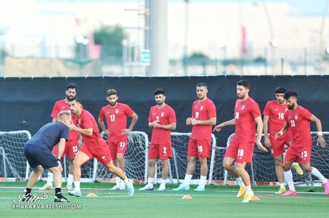 تمرین تیم ملی ایران در قطر (24 آبان 1401)