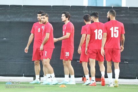 علیرضا جهانبخش؛ تمرین تیم ملی ایران در قطر (24 آبان 1401)