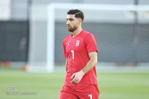 علیرضا جهانبخش؛ تمرین تیم ملی ایران در قطر (24 آبان 1401)