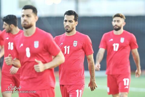 وحید امیری؛ تمرین تیم ملی ایران در قطر (24 آبان 1401)