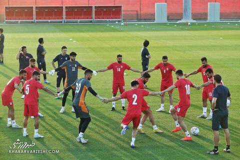 تمرین تیم ملی ایران در قطر (24 آبان 1401)