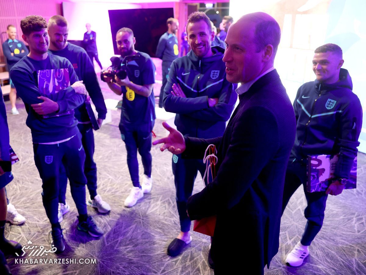 عکس| حضور شاهزاده در اردوی رقیب ایران/ ملاقاتی خاص قبل از جامجهانی