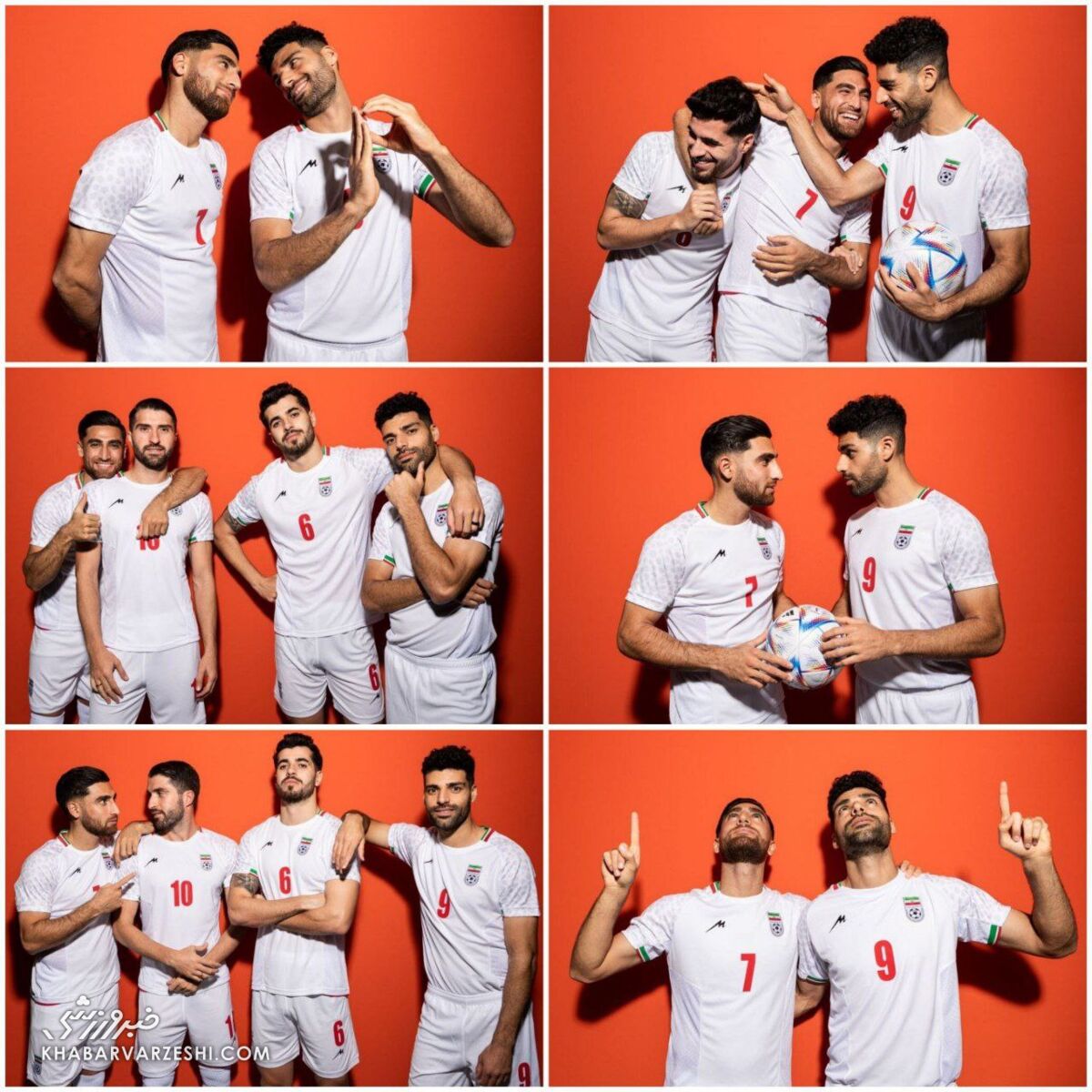 عکس| شوخی و ژستهای خاص طارمی، جهانبخش، عزتاللهی و انصاریفرد مقابل دوربین فیفا