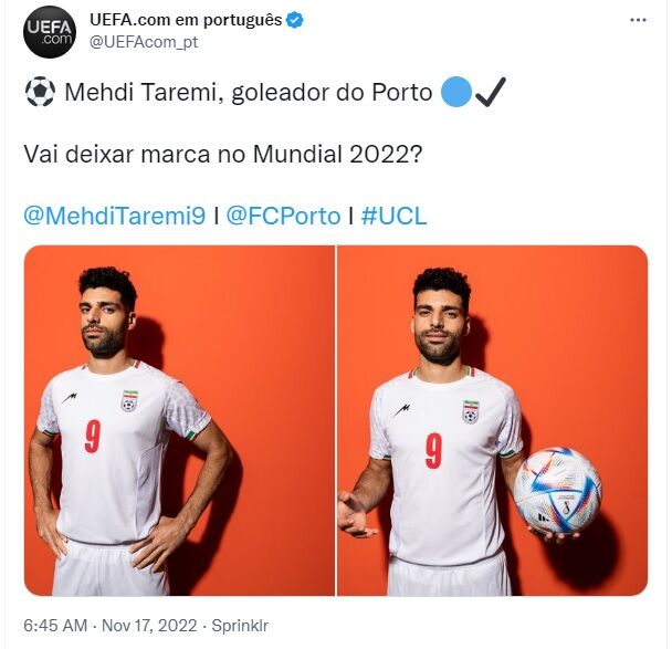 عکس| ستاره پرسپولیسی سوژه یوفا در جام جهانی شد