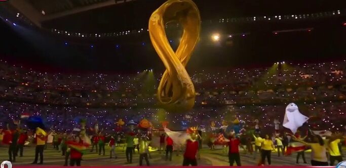ویدیو| آغاز مراسم افتتاحیه جام جهانی ۲۰۲۲