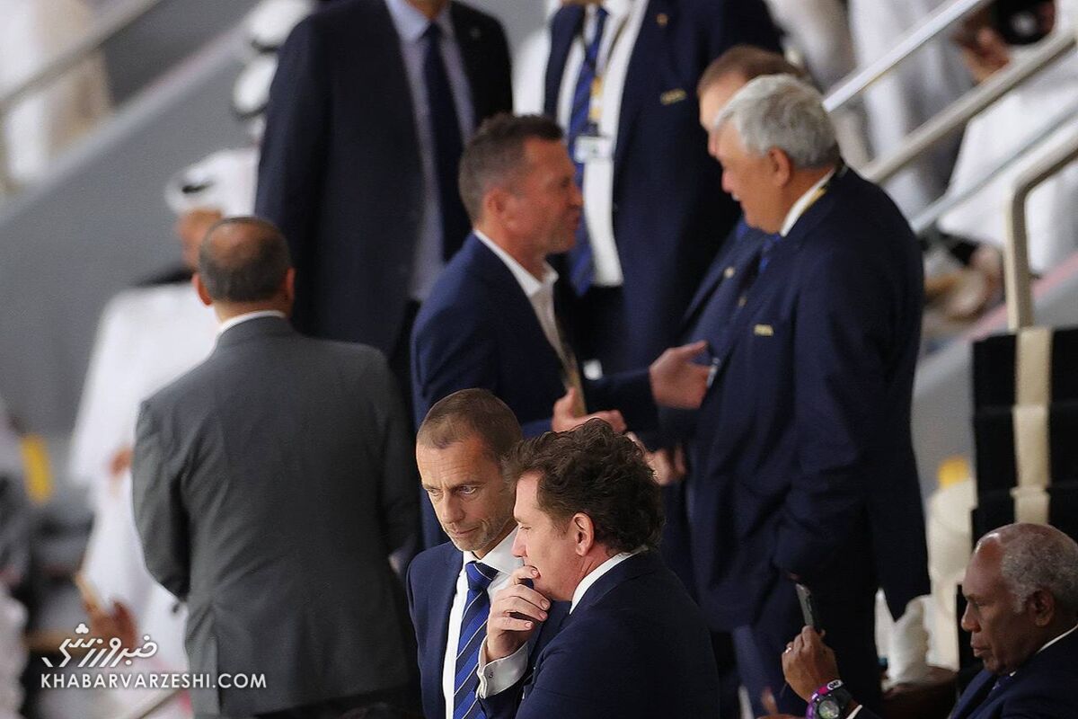 عکس| اسطوره فوتبال جهان به دنبال علی دایی در قطر/ رفیق شهریار در VIP ورزشگاه البیت