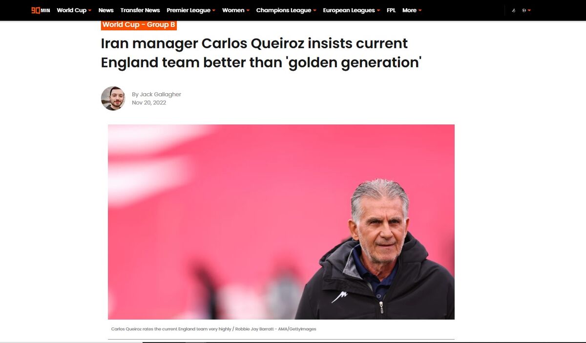 عکس| مقایسه کیروش از دو نسل انگلیس سوژه شد/ این تیم قهرمان می شود؟