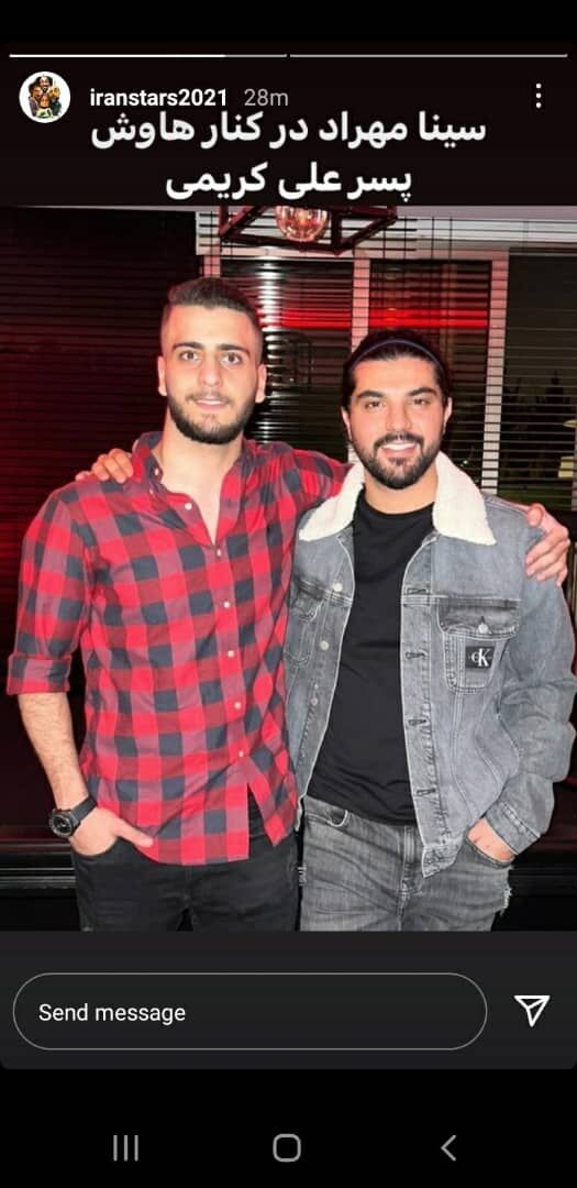 تصویری باورنکردنی از فرزند علی کریمی