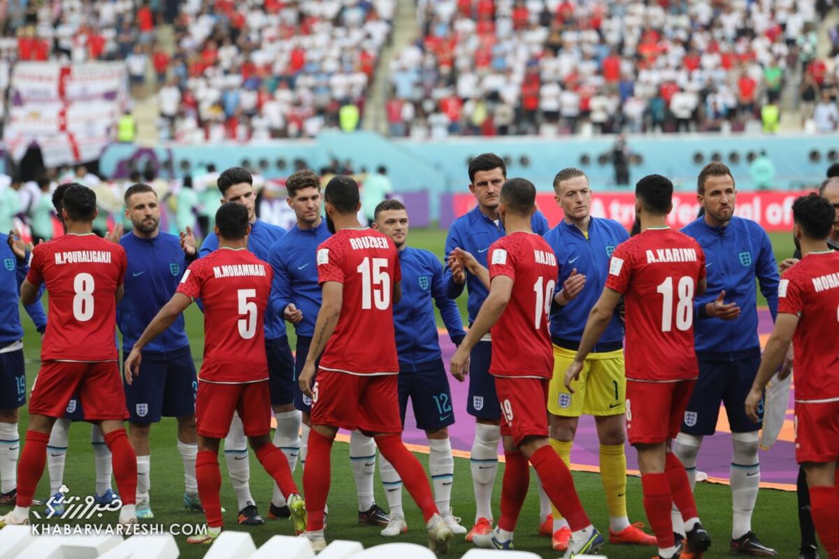 عکس| لطف بزرگ ایران به انگلیس حتی بعد از حذف از جام جهانی