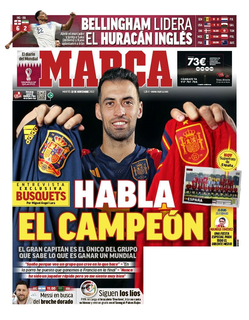 روزنامه مارکا| قهرمان صحبت میکند روزنامه مارکا| قهرمان صحبت میکند