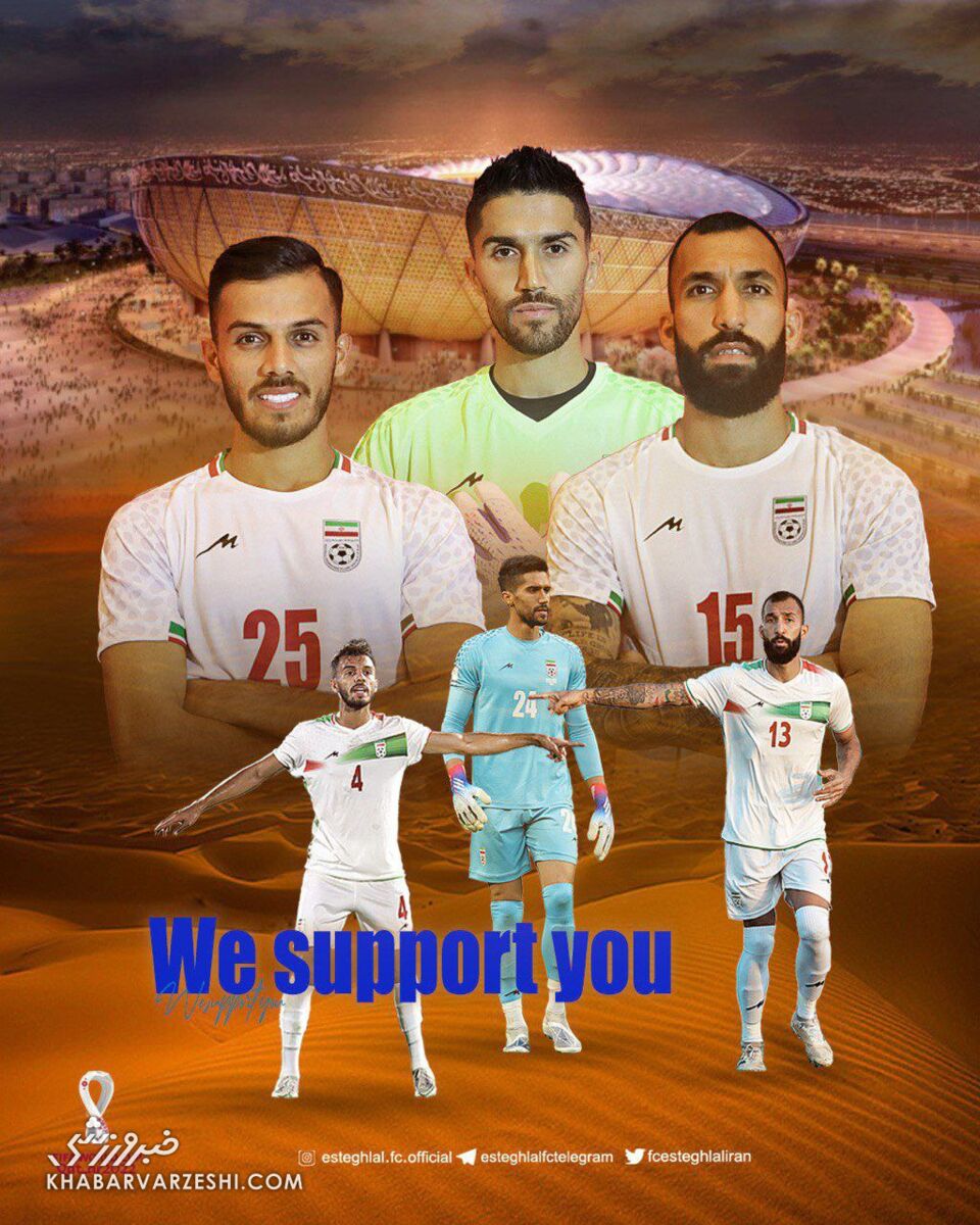 عکس| پوستر باشگاه استقلال برای ۳ بازیکن خاص تیم ملی ایران