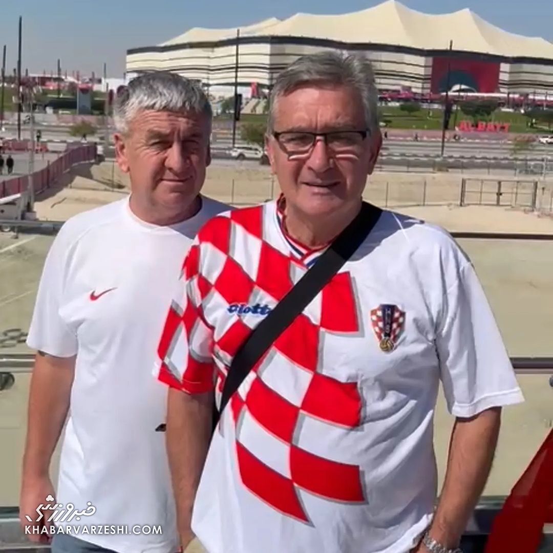 عکس| پروفسور محبوب پرسپولیسی‌ها با لباسی خاص و خاطره‌انگیز در جام جهانی