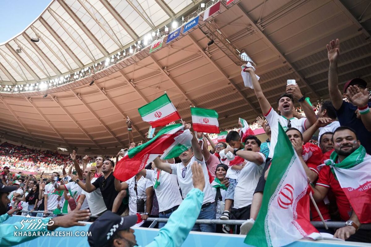 عکس| کوچکترین هوادار خارجی تیم ملی فوتبال ایران در بازی با آمریکا