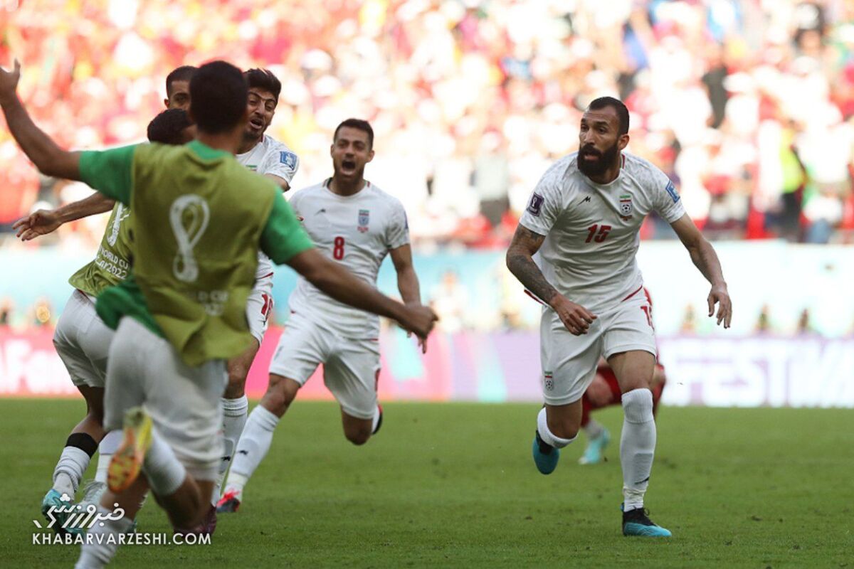 ببینید| شادی گزارشگر ایتالیایی لحظه به ثمر رسیدن گل اول ایران مقابل ولز