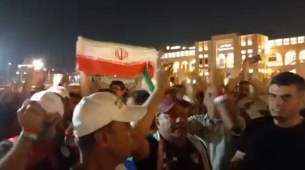 ببینید| ایران بالا بالا؛ یار بالا/ جشن و شادی ایرانی‌ها در قطر