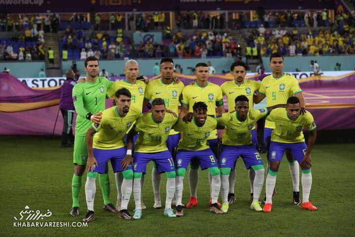 عکس تیمی برزیل؛ برزیل - سوئیس