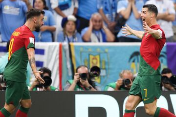 ویدیو| خلاصه بازی پرتغال - اروگوئه/ صعود یاران کریس به مرحله حذفی