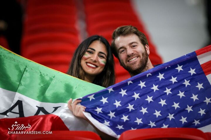 هواداران؛ ایران - آمریکا