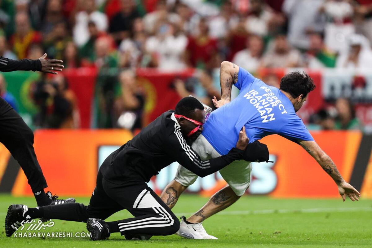 جیمیجامپ در بازی پرتغال اروگوئه