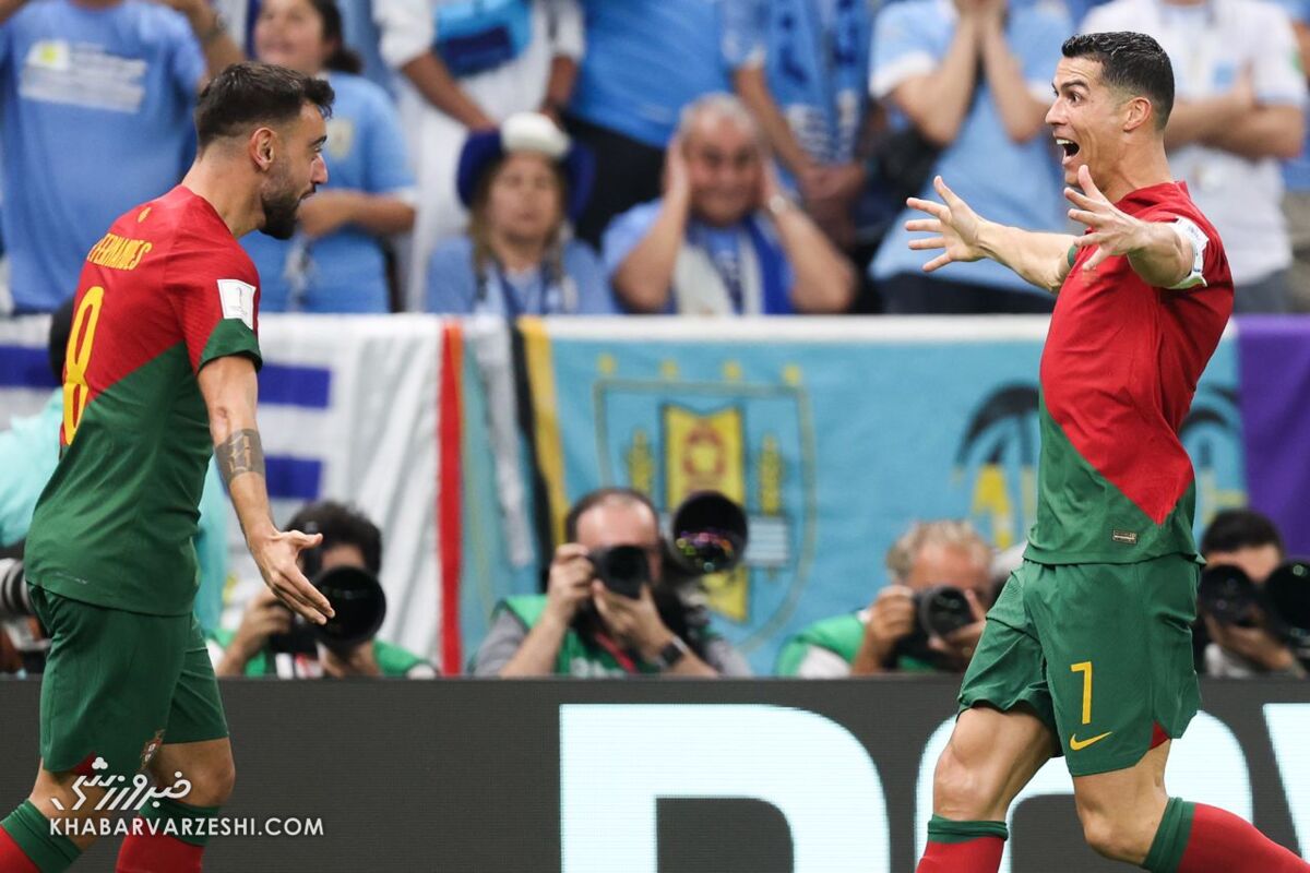ویدیو| خلاصه بازی پرتغال – اروگوئه/ صعود یاران کریس به مرحله حذفی