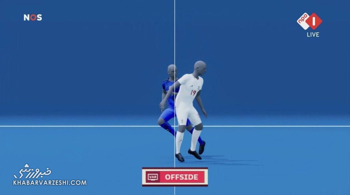 آفساید به داد ایران رسید/ تصویری که درستی یا نادرستی تصمیم داور را مشخص کرد